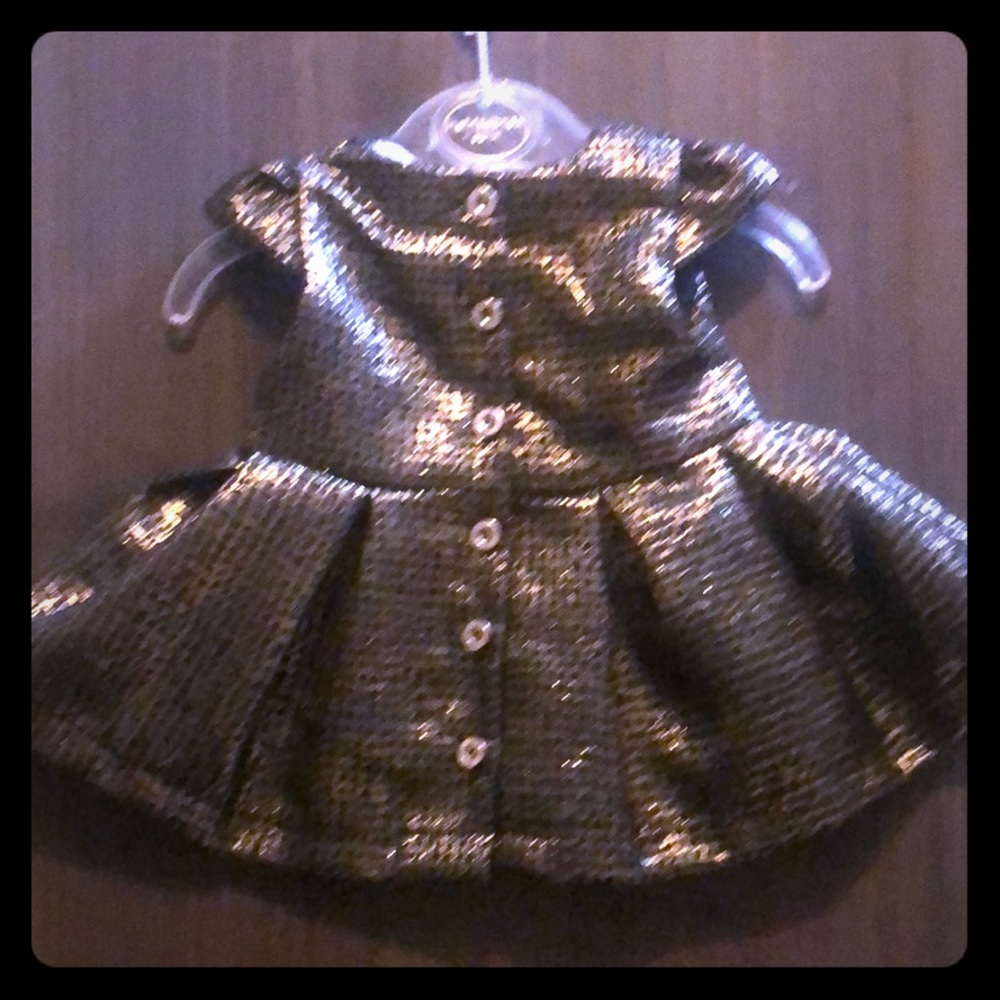 Kardashian Kids newborn holiday dress.
